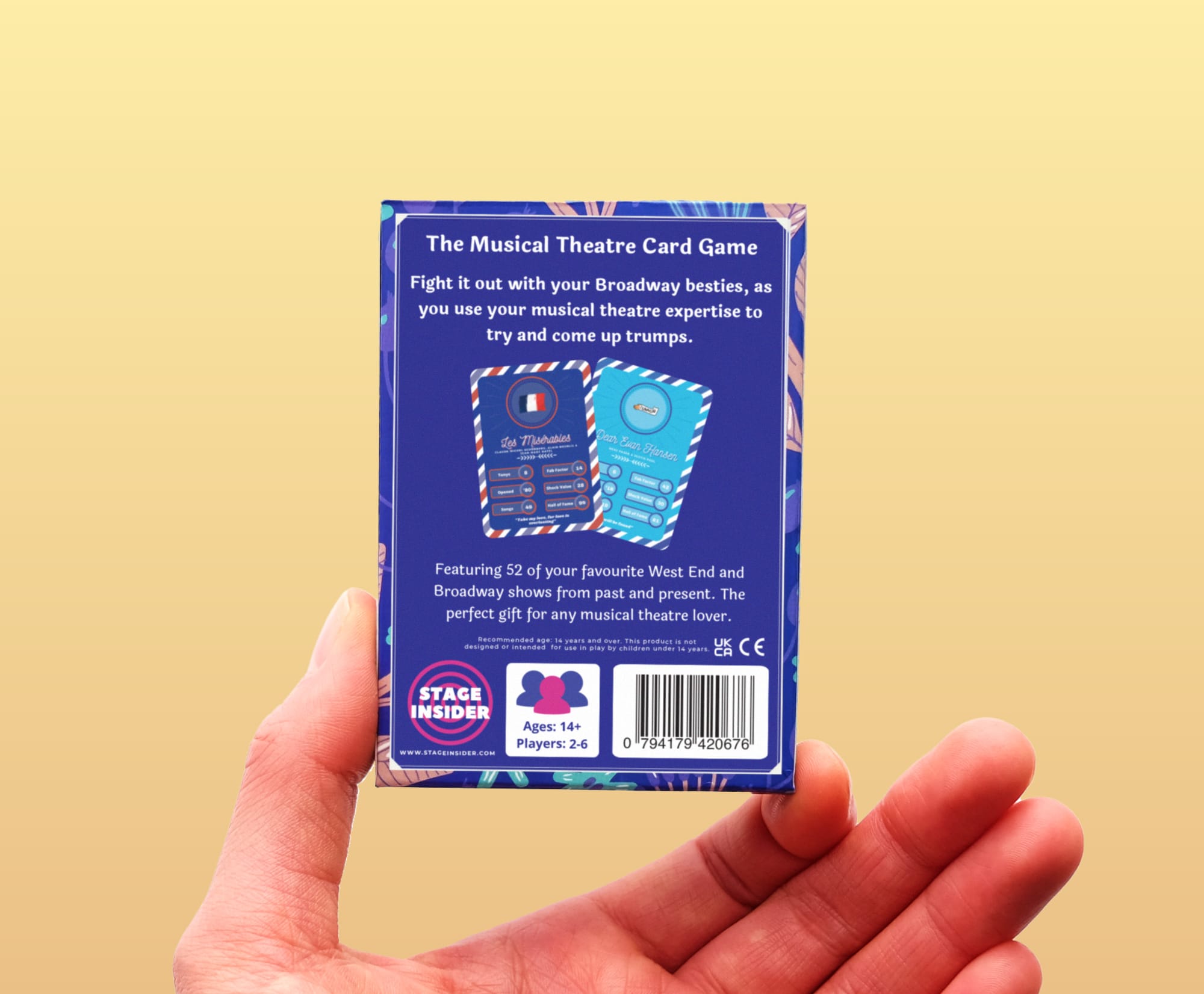 Stage Insider - Musical Theatre Card Game Gift